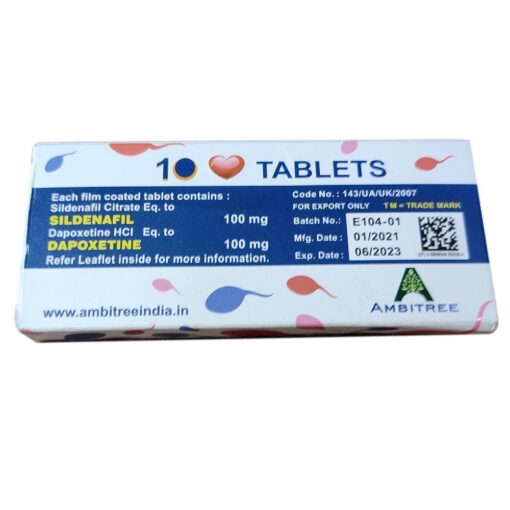 VegaForce 藍蝌蚪雙效片威而鋼雙效片 增硬持久 200mg 10顆/盒 香港正品現貨 - Image 2