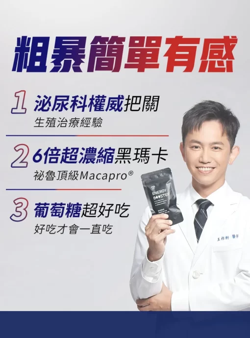 益G威猛錠（超濃縮6倍黑瑪卡）葡萄糖口味 1G老濕親研正版【GSEX香港官網代理】 - Image 2